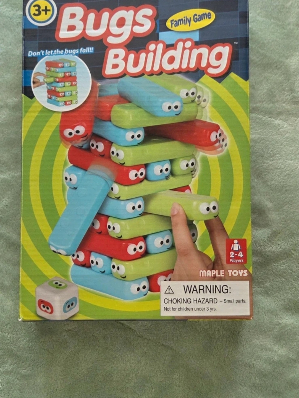 Bugs Building Stack Game by - Red, Blue, Green